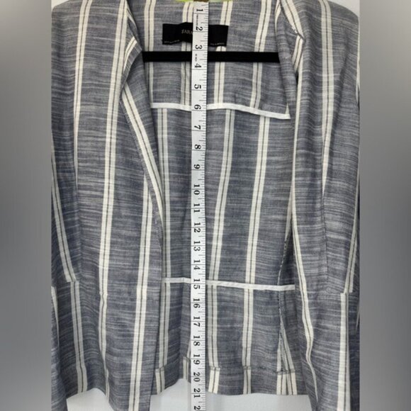 ZARA Basic Striped Bell Sleeve Jacket – Size M - Picture 7 of 15